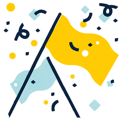 cheer flags
