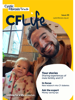 Front cover of CF Life magazine