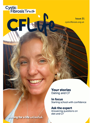 Front cover of CF Life magazine